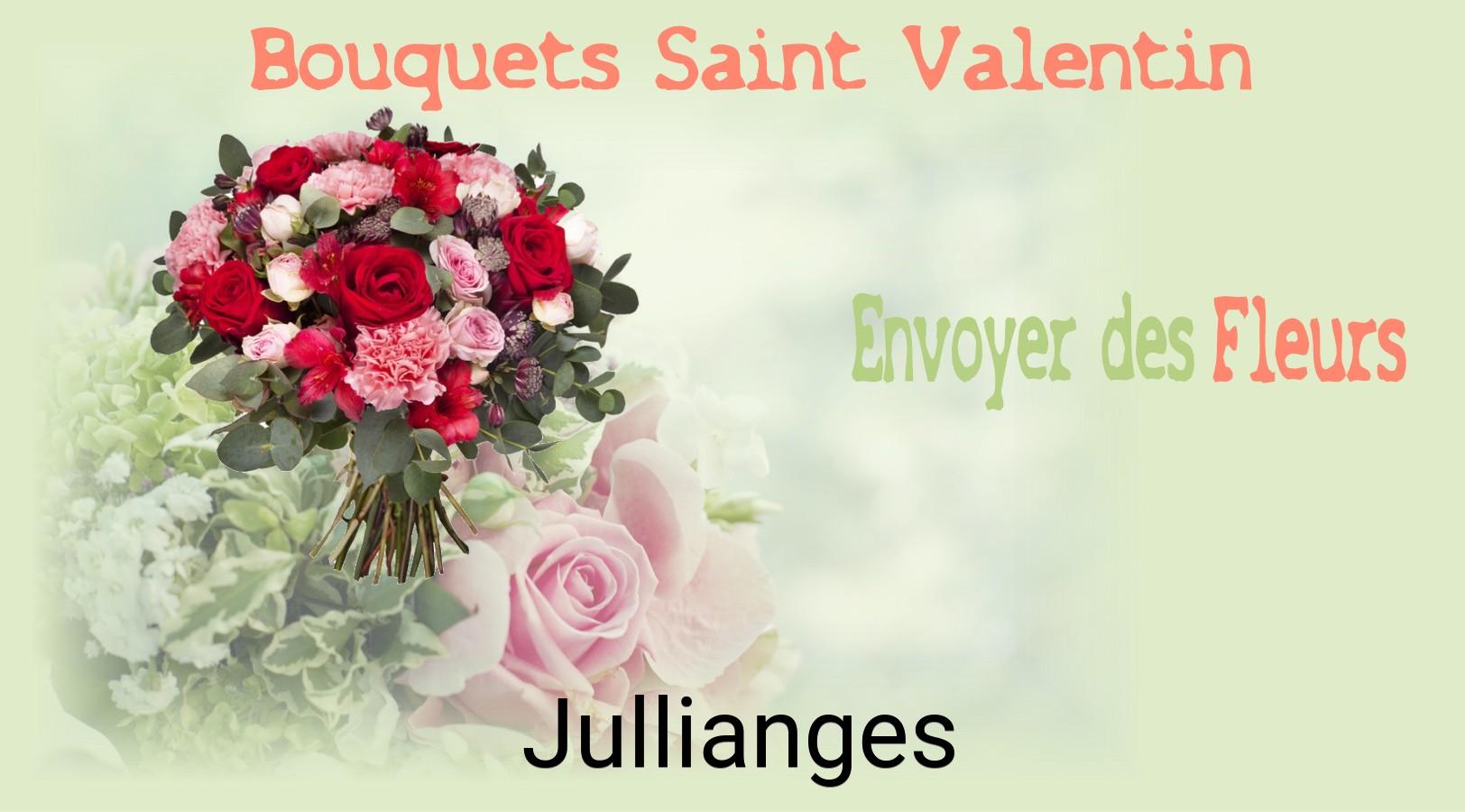 Roses de Saint-Valentin livrées à Jullianges